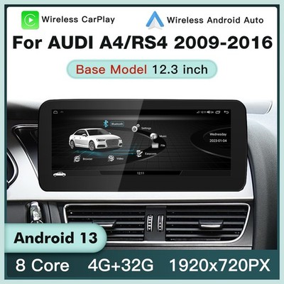 Autoradio Apple Carplay 32GB Touchscreen Multimedia Player Audi A4 RS4 2009-2016