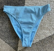 Women s Nike Swim Bottom Ribbed Blue Sz Large NWOT With Liner