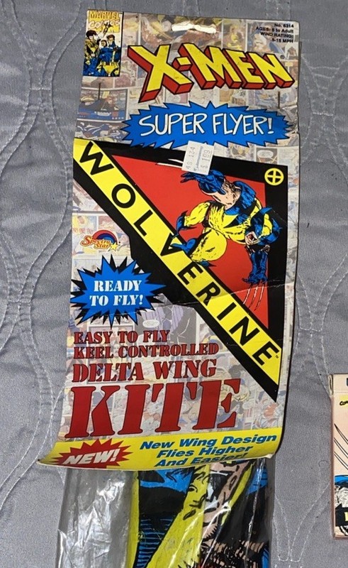 Wolverine Kite by Spectra Star Marvel X-Men 1993 NIP 