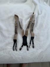 Designer Suspenders Tan and Black