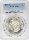 1880-S Morgan Silver Dollar MS63 PCGS