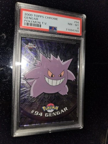 Gengar PSA 8 Pokemon Topps Chrome
