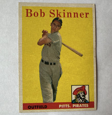 Topps 1958 Topps #94 Bob Skinner Pittsburgh Pirates MLB Baseball Card, Base