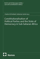 Constitutionalisation Of Political Parties And The State Of Democracy In...