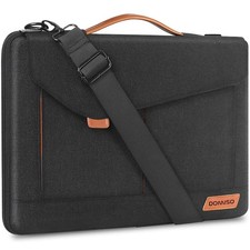 15-15.6 Inch Laptop Sleeve Bag Water Resistant Briefcase Messenger Shoulder B...