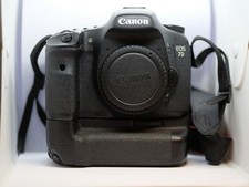 Canon EOS 7D Digital SLR Camera with Battery Grip and Accessories Excellent