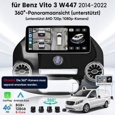 12.3" 8+128G Carplay Android 15 Autoradio GPS für Mercedes Vito W447 DAB WIFI 4G 12.3" 8+128G Carplay Android 15 Autoradio GPS für Mercedes Vito W447 DAB WIFI 4G