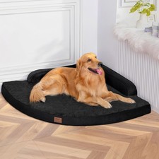 MEKIY Large Dog Bed XL Orthopedic EggCrate Memory Foam Dog Beds with Removab