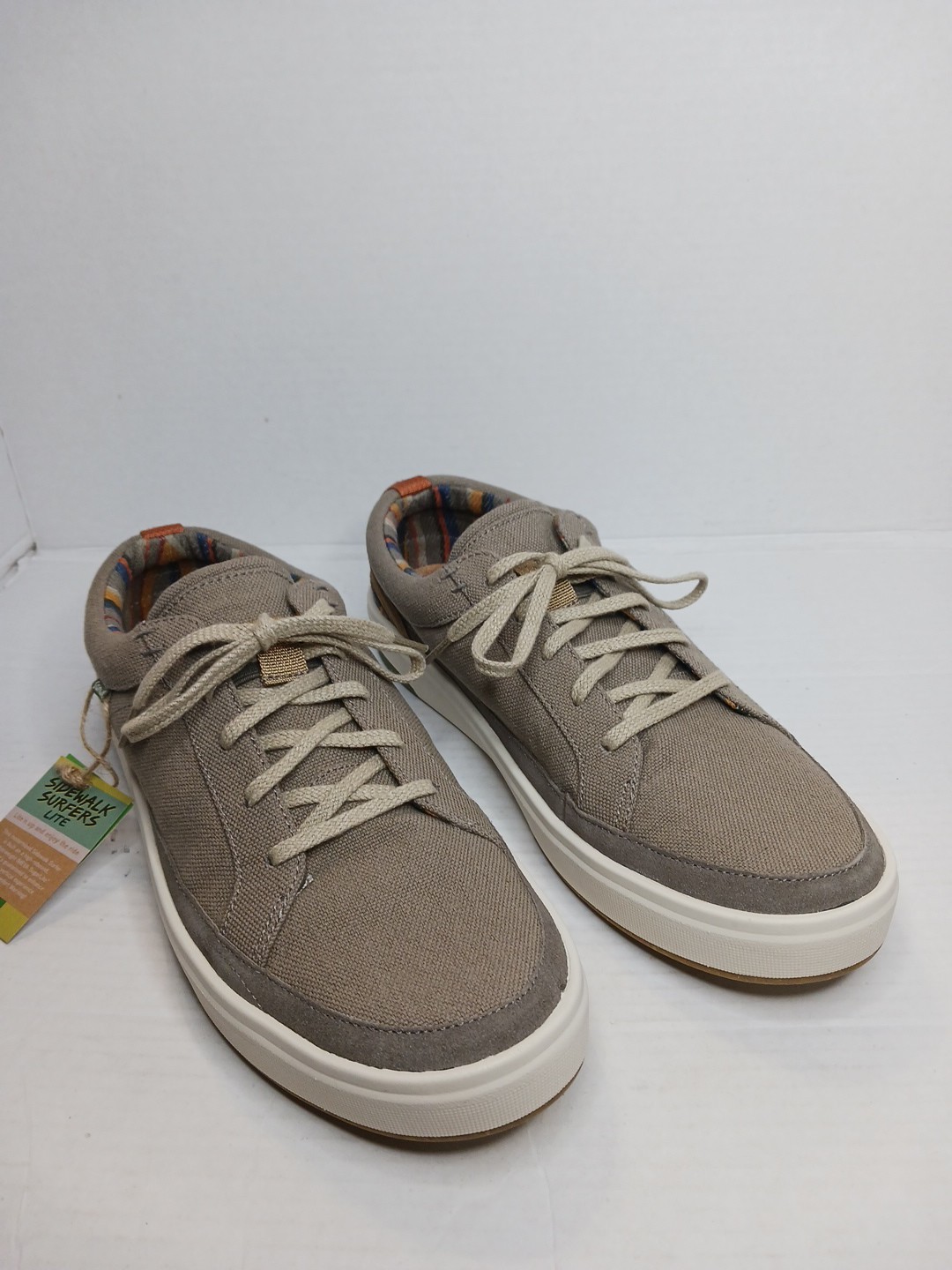 SAOLA Scarpe Sanuk Sidewalk Surfers Street Seeker Lite Uomo Taglia 12 NUOVE