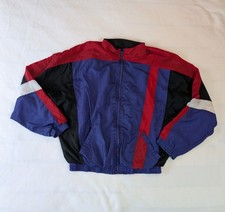 Vintage Avait Sportif 80s 90s Retro Jacket Colorblock Full Zip Windbreaker XL