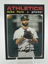 2020 Topps Heritage Mike Fiers #228 Oakland Athletics
