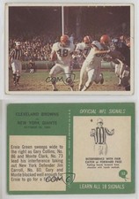 1966 Philadelphia Cleveland Browns Ernie Green Gary Collins #52 Rookie RC