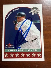 Signed 2002 Fleer Tradition - Luis Castillo All-Star