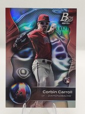 2023 Bowman Platinum - Corbin Carroll #31 Platinum Bar Foil /75 (RC)