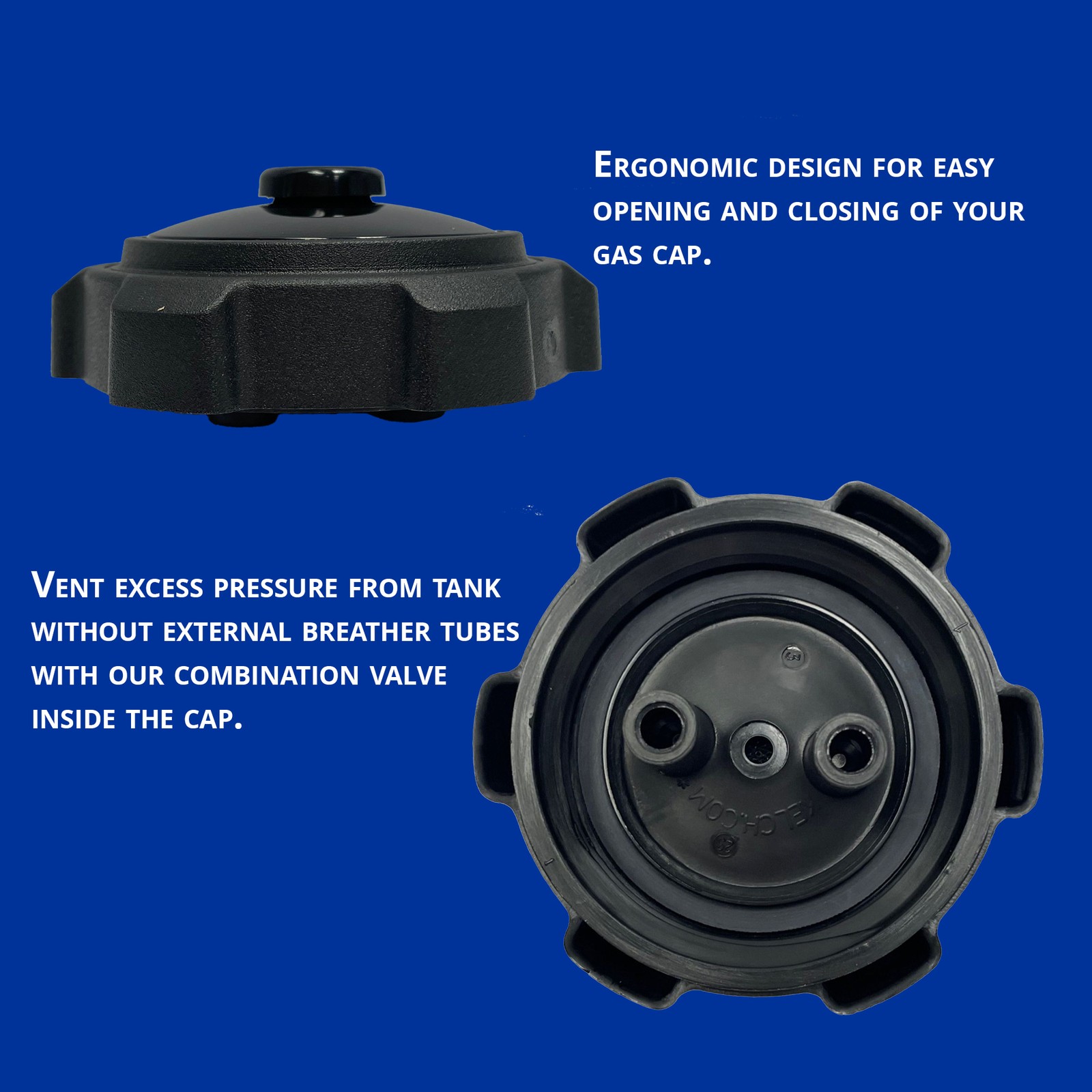Fuel Tank Gas Cap for Club Car Golf Carts OEM 1012306 & 61254-89 | 1984 - 1991