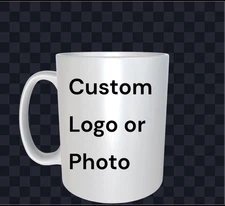 Personalized Photo Logo Mug – Custom Coffee Cup with Your Picture or Design