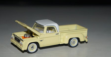 Greenlight 1963 DODGE D-100 pale yellow/white pick up truck Loose
