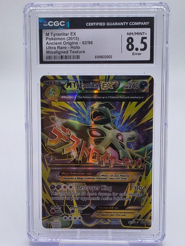 M Tyranitar-EX graded CGC 8.5 for sale on eBay