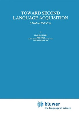 E. C. Klein | Toward Second Language Acquisition | Taschenbuch | Englisch (2012)