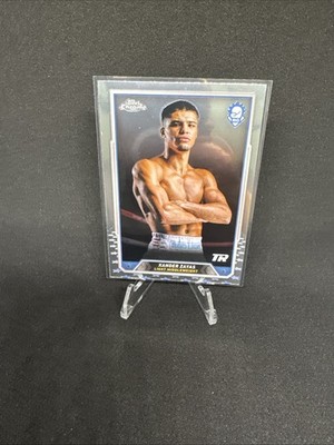 Xander Zayas Rookie 2024 Topps Chrome Boxing Card Light Middleweight