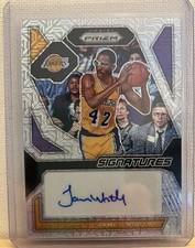 🔥 2023-24 Panini Prizm Signatures Mojo James Worthy Auto /25 Lakers NBA