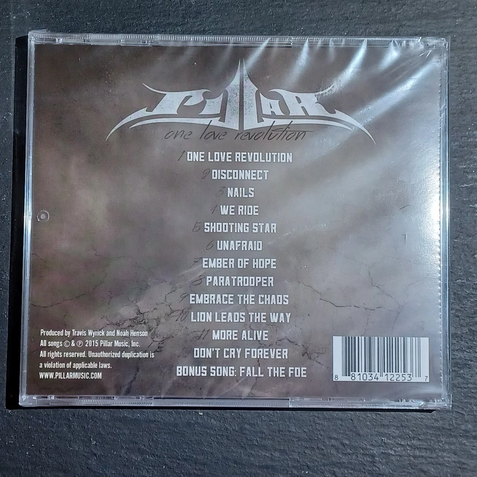Pillar - One Love Revolution CD 2015  Christian Rock NEW-SEALED-FREE SHIP-JBOX-6 - Image 2 of 2
