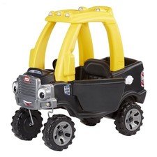 Little Tikes Cozy Truck Black Ride-On Vehicle for Kids 18 Months 5 Years