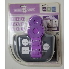 We R Memory Keepers Lucky 8 Punch Tatted Doily 3-in-1 Paper Craft Tool 71124-7