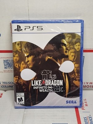 LIKE A DRAGON: INFINITE WEALTH New PS5 Sony PlayStation 5 Game ESRB Release