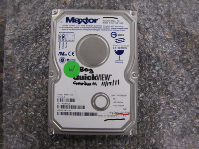 Maxtor QuickVIEW DiamondMAX 16 80 GB ATA/133 HDD IDE TESTED & WORKING & WIPED