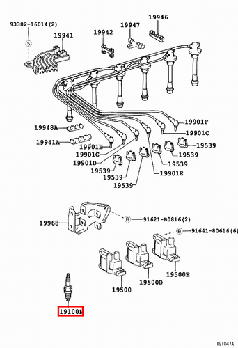 Genuine Prado VZJ95 VZJ90 VZJ125 VZJ121 VZJ120 5VZ 3.4 Petrol Spark Plug x6 - Picture 12 of 20