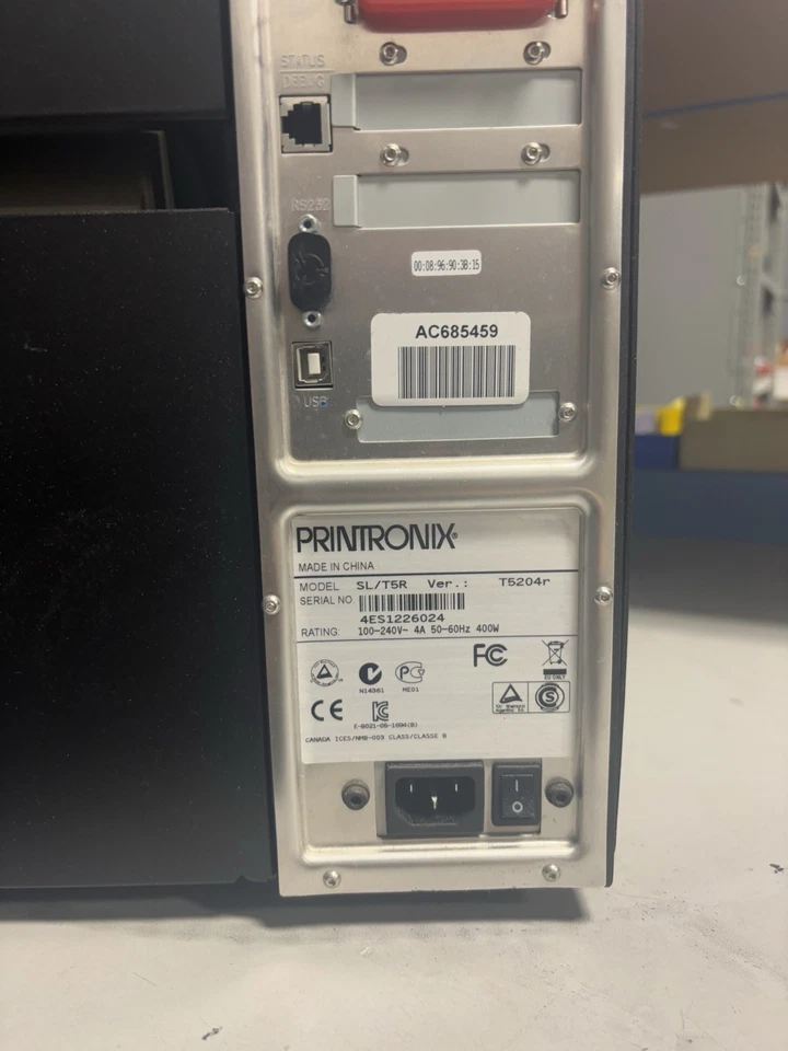 NEW NO BOX Printronix T5204r Thermal Barcode Label Printer - Image 3 of 4