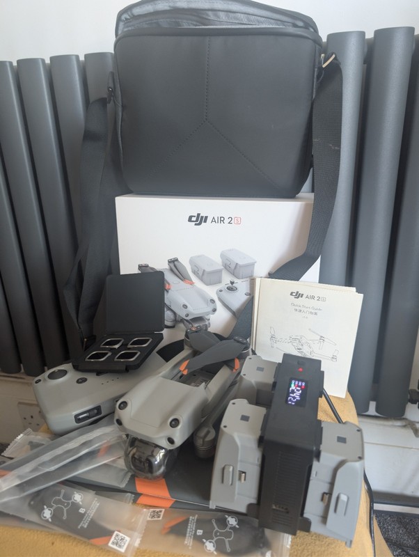 DJI Air 2S Fly More Combo Drone with Accessories.