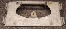 Vtg 1970s Steel Front License Plate Tag Holder Bracket Old Usa Car 12 X 6