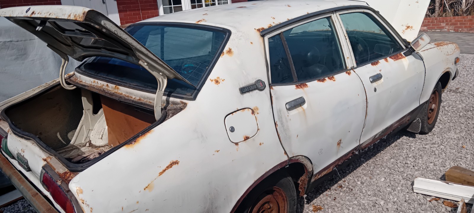 1974 Datsun 120Y 39K Been In Storage For Over 35 Years Rare Car Full Restoration