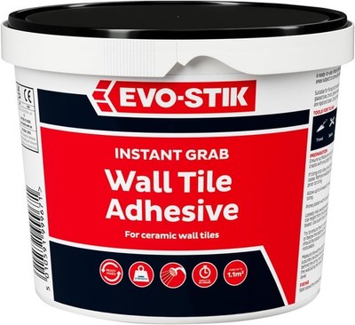 Evo Stik Wandfliesenkleber, fertig gemischt, hochfest, sofortiger Griff,... 