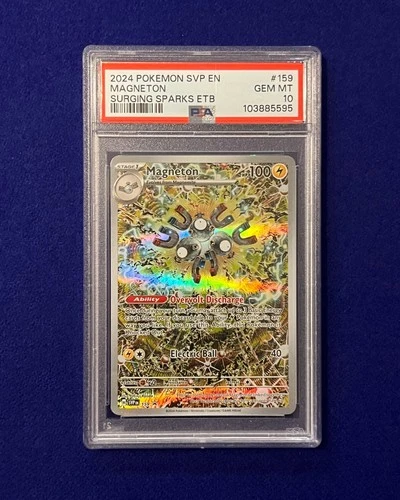 PSA 10 Magneton #159 Surging Sparks ETB Promo 2024 GEM MINT