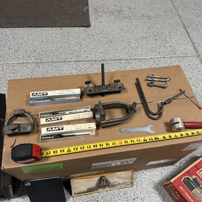 Vintage AMT Lathe Bits And Attachment Parts A528a, A529, A775 1/4,3/8,5/16