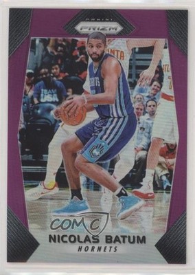 2017-18 Panini Prizm Purple Prizm 44/75 Nicolas Batum #236 s7y