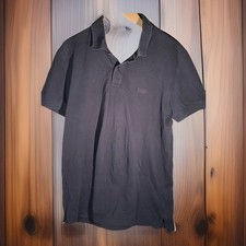 Hugo Boss Polo Shirt Mens XL Short Sleeve Black