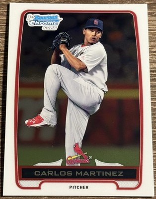 2012 Bowman Chrome Prospects Carlos Martinez #BCP108 Cardinals RC #PSTL