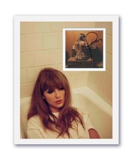 Taylor Swift Autographed Signed 11x14 Framed CD Photo Midnights Jade ACOA