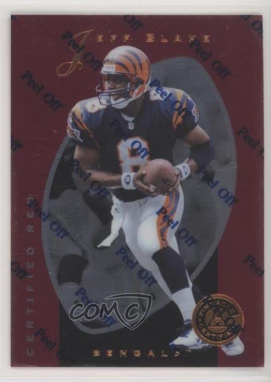 1997 Pinnacle Certified Certified Red Jeff Blake #41 n1u