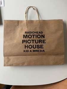 Radiohead Motion Picture Soundtrack  Kid A Mnesia Gift Shop Bag - Large