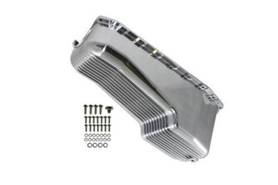 Mr Gasket 1980-85 Chevy Small Block 305-327-350 Polierte Aluminium Ölwanne