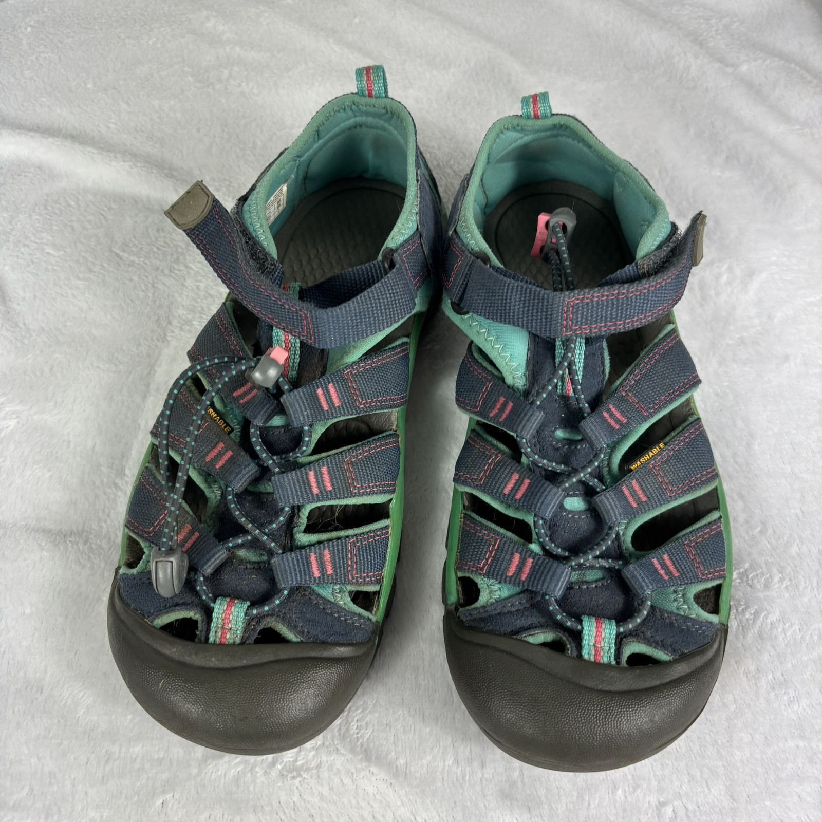 Sandali Keen ragazzo uomo taglia 5 blu lavabili da trekking outdoor