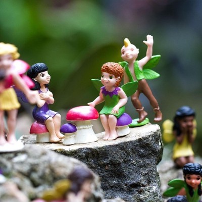 Friendly Fairies Super TOOB - 10 Adorable Fairy Figurines - Detailed Hand-Pai...