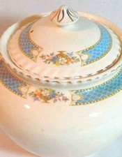 Johnson Brothers Teapot Vintage Old English Blue Floral Demitasse Blue Floral