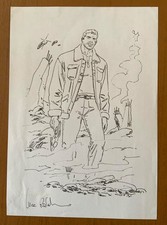 BONELLI "BRAD BARRON. Illustrazione Originale" di Luca Raimondo