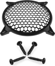 Grill Cover 6" Black Hexagonal Metal Mesh Car Audio Speaker Sub Woofer Grille Gu